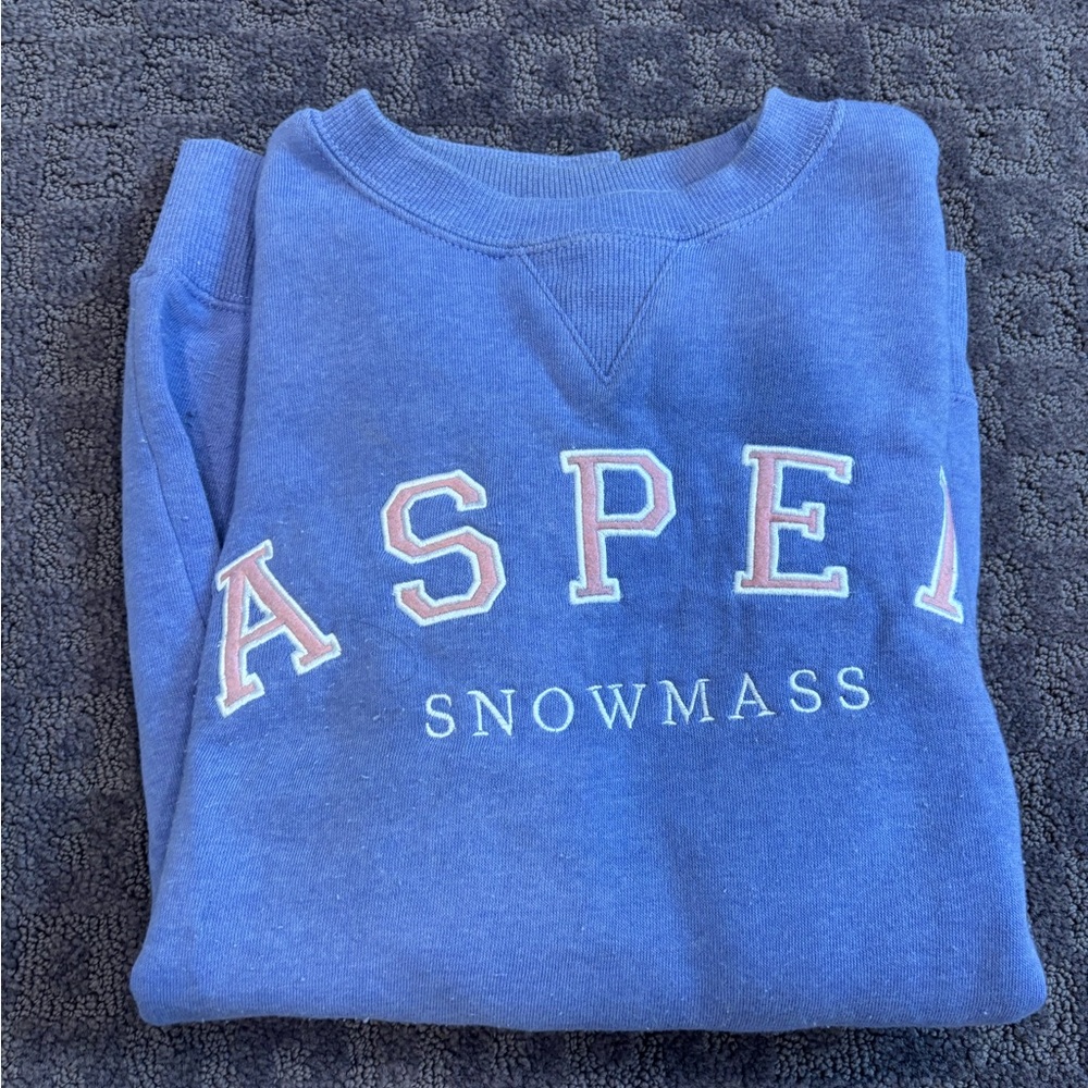 Aspen Snowmass Purple Sweater